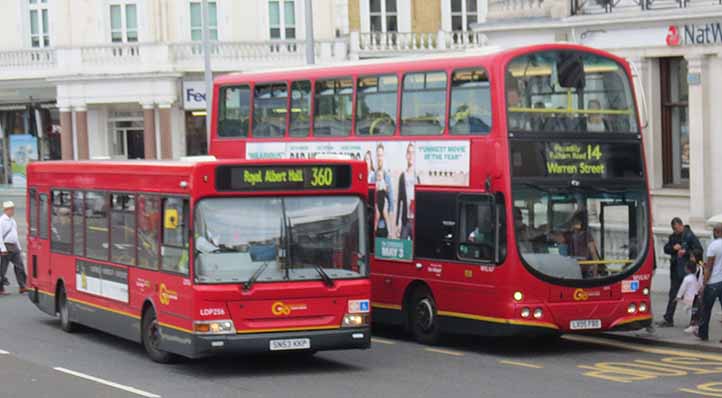 Go-Ahead London General Volvo B7TL Wright WVL167 & Transbus Dart SLF LDP256